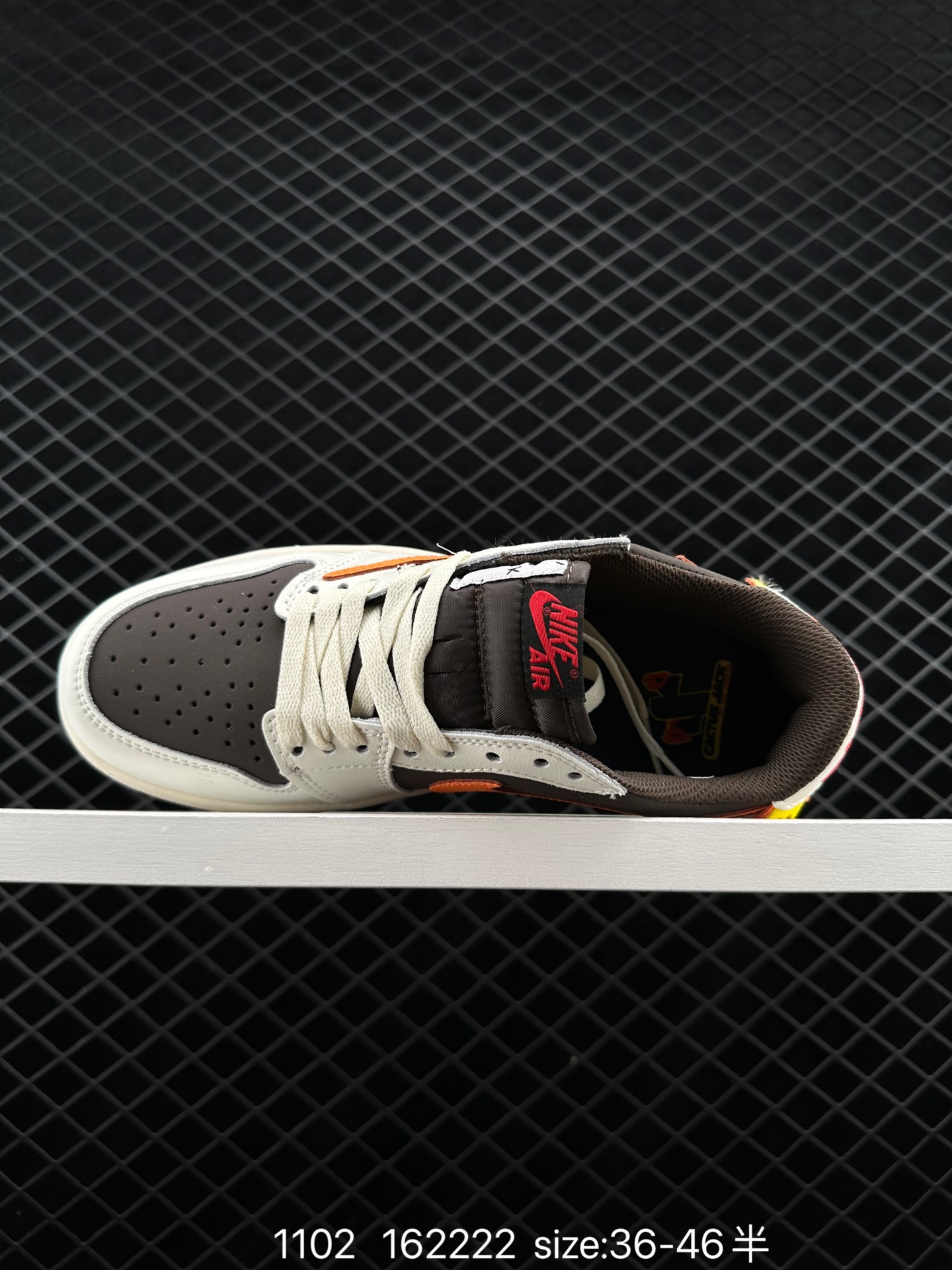 fragment design x Travis Scott x Nike Air Jordan 1 Low OG SP”Black/Green Toe“